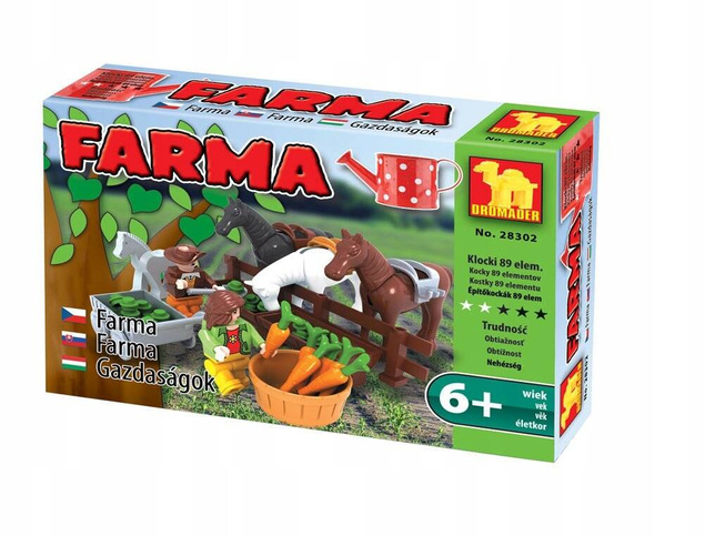 DROMADER KLOCKI FARMA PAŚNIK DLA ZWIERZĄT 89EL