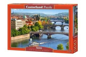 Puzzle 500 View of Bridges in Prague CASTOR