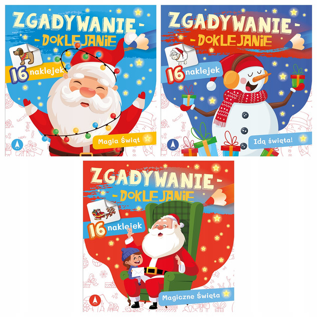 Zgadywanie-doklejanie. Magiczne święta