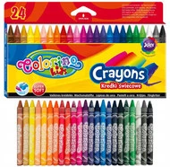 Kredki świecowe 24 kol. Colorino Kids