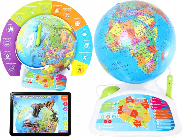 Globus Interaktywny EduGlobus 50847 | Clementoni
