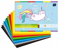 BLOK WYCINANKA INTERDRUK A5/10K PAPIER KOLOROWY