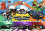 Puzzle 100 Układanka Auta HOT WHEELS Samochody Autka Obraz 5+ Trefl
