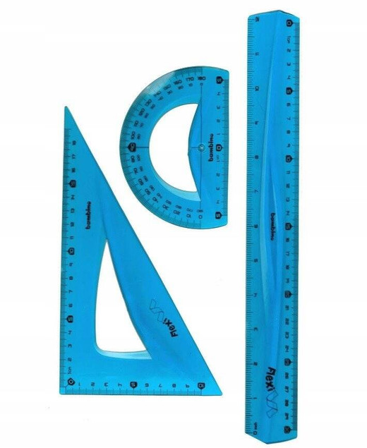 Zestaw geometryczny 3el. Bambiono MAJEWSKI