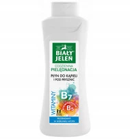 Biały Jeleń PŁYN DO KĄPIELI 750ml Hipoalergiczny Witamina B7 Prowitamina B5