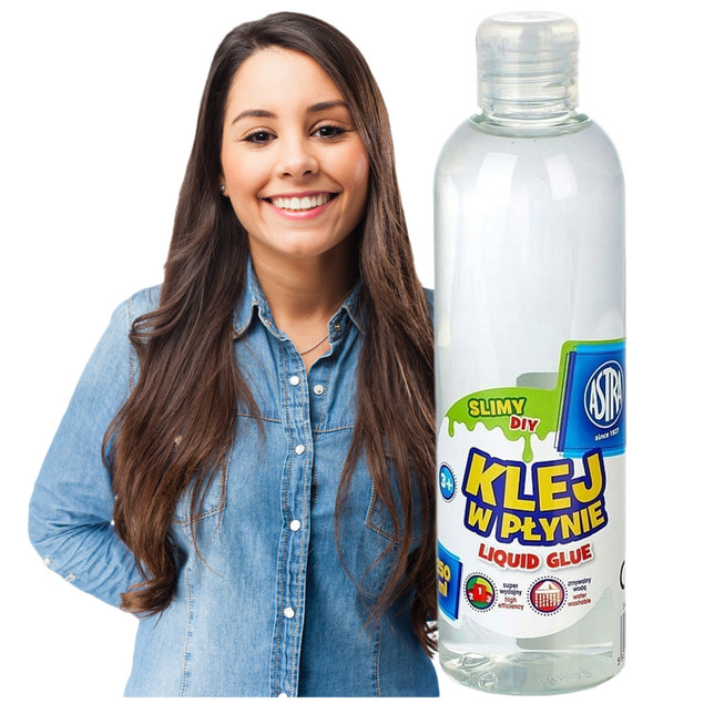 Klej W PŁYNIE Bezbarwny Do Slime Glutów Transparentny 500 ml 3+ Astra