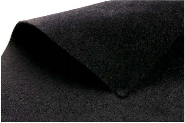 Filc dekoracyjny czarny 10szt HAPPY COLOR