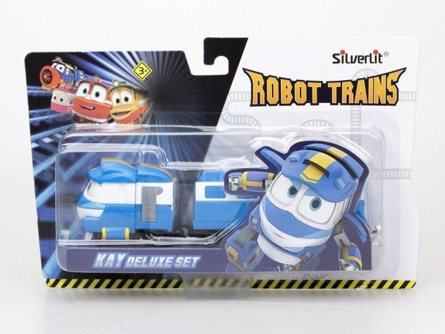 Pojazd z wagonikami Robot Trains Deluxe Kay