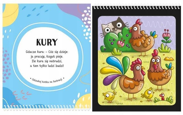 Zdrapuj i szukaj kotka. Na wsi