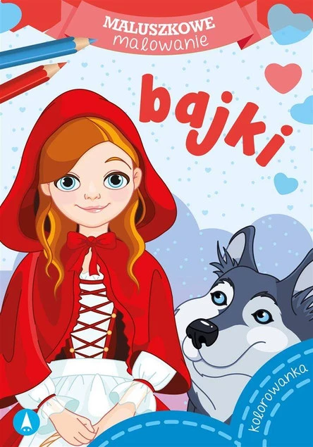 MALOWANKI KOLOROWANKI Z NAKLEJKAMI MALUSZKOWE MALOWANIE BAJKI