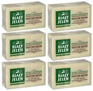 6x BIAŁY JELEŃ Mydło Naturalne Hipoalergiczne Wrażliwa Skóra 6x150g