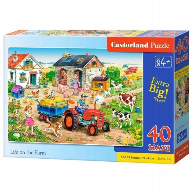 Castorland Puzzle 40 Maxi Life On The Farm