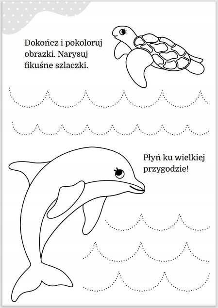 Kolorowanka Maluszkowe Malowanie Malowanka Szlaczki 2+ Skrzat