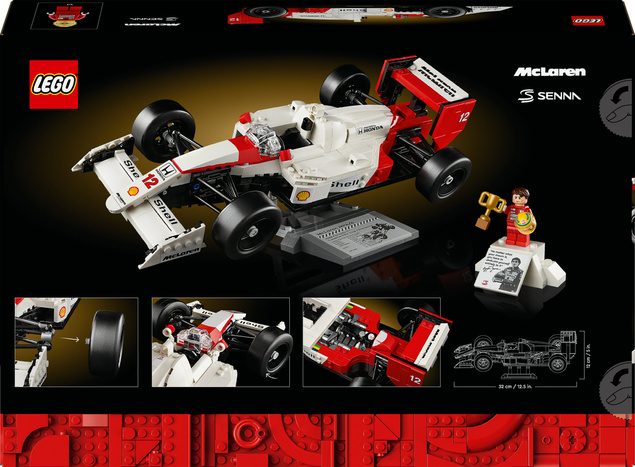 LEGO ICONS McLaren MP4/4 i Ayrton Senna 693 el. 18+ 10330