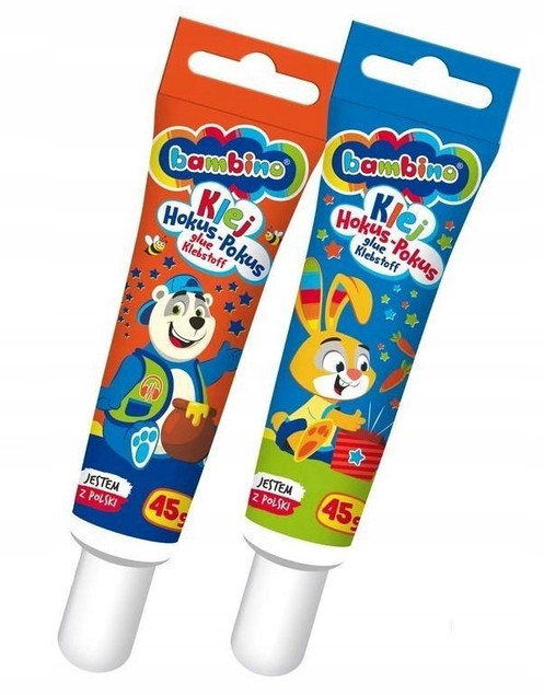 Klej Biały Hokus Pokus W Tubie 45g Bambino