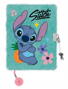 DISNEY STITCH WŁOCHACZ PAMIĘTNIK NOTES zamykany na kłódkę 3329