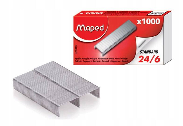 Zszywki 24/6 1000szt MAPED