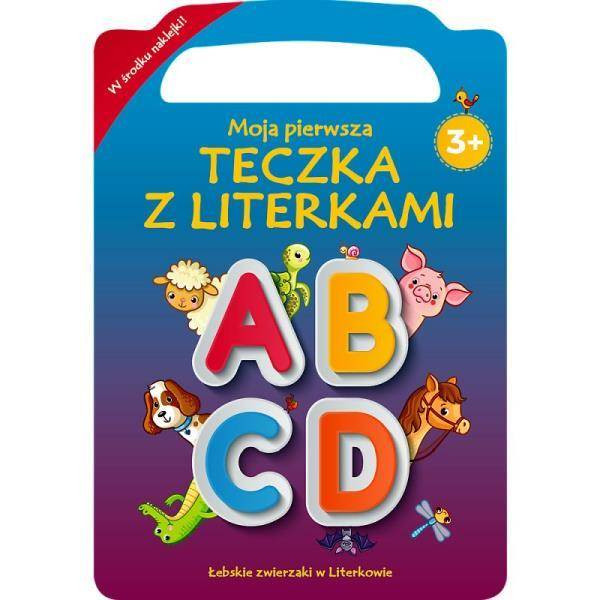 Łebskie zwierzaki w literkowie. Moja pierwsza teczka z literkami. Literki A-D KS68427 Trefl