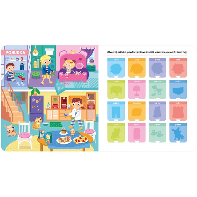 Mój dzień. Książeczka z okienkami