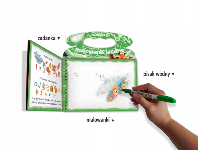 Zadanka & malowanki wodne. Zwierzaki