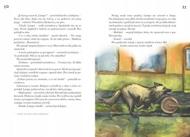 O psie, który jeździł koleją kolor BR GREG