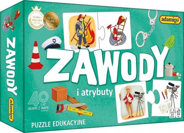 Puzzle Zawody i atrybuty