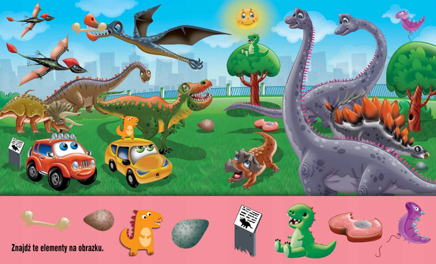 Dinozaury. Samochodzik Franek