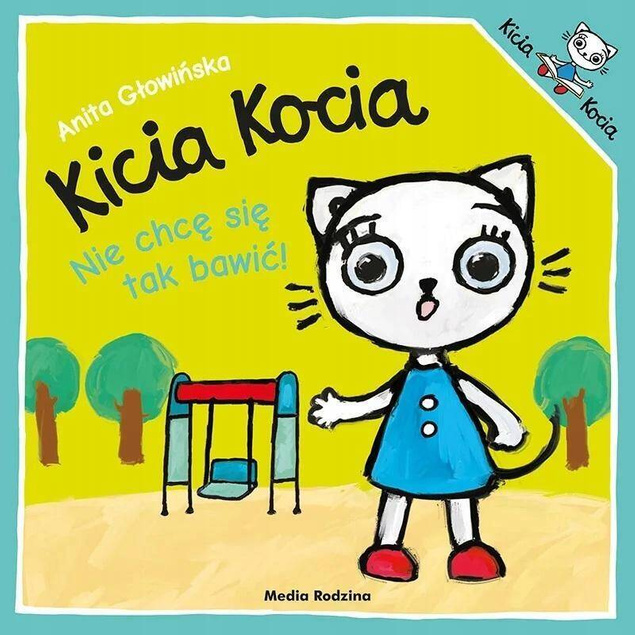 KICIA KOCIA Zestaw 5 Książeczek + Maskotka Do Tulenia 17cm 2+ Media Rodzina