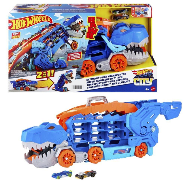 Hot Wheels City T-Rex Mega Transporter HNG50 prod. Mattel