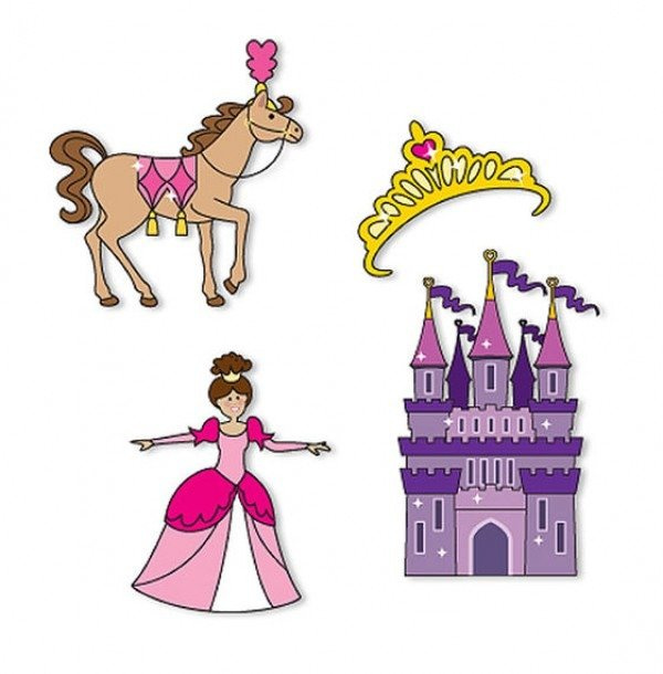 Zestaw naklejek dla Dziewczynki MELISSA Pink 14247