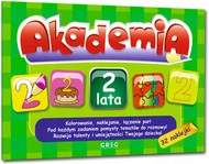 Akademia - 2 lata + 32 naklejki Greg