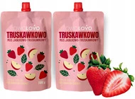 2x OwoLovo Truskawkowo Mus Jabłkowo-Truskawkowy Dla Dzieci 200g
