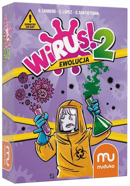 Dodatki Do Gry WIRUS - Wirus! 2: Ewolucja + Wirus Halloween 8+ MUDUKO