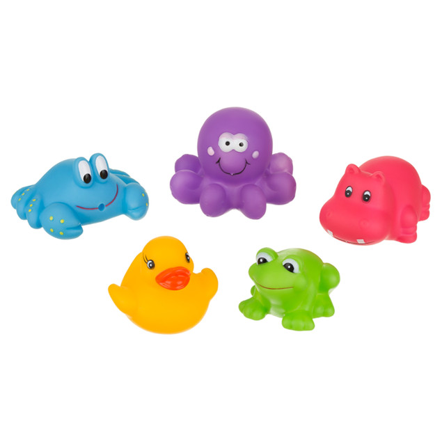 Zabawki kąpielowe 5 szt. Akuku