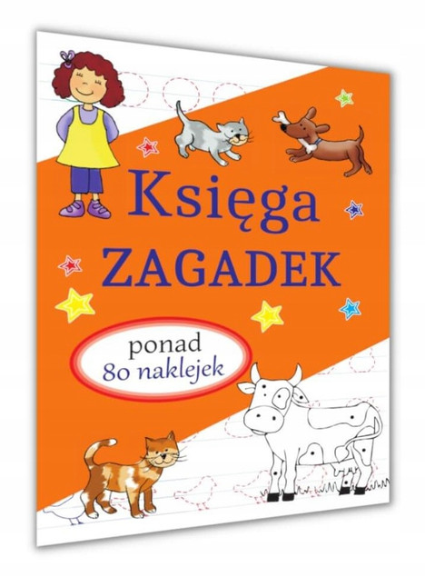 KSIĘGA ZAGADEK Łamigłówki Szlaczki Pisanie 3+ SBM