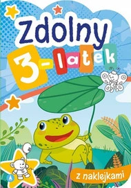 Zdolny 3-latek z naklejkami