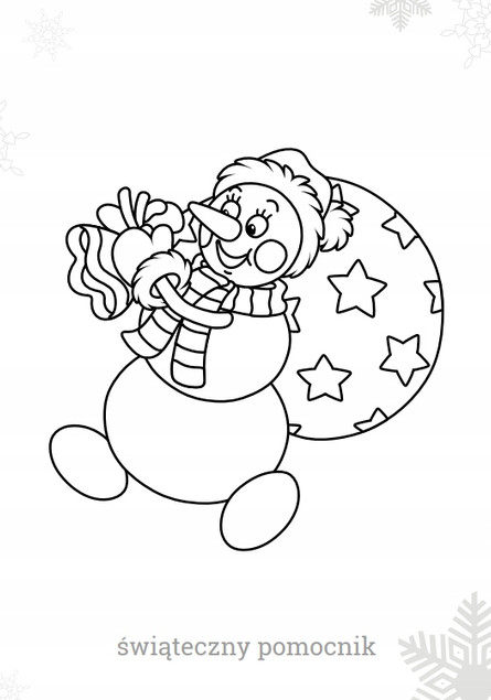 Maluszkowe malowanie. Mikołaj
