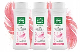3x BIAŁY JELEŃ Żel Pod Prysznic ALANTOINA Regenerujący 300ml Hipoalergiczny