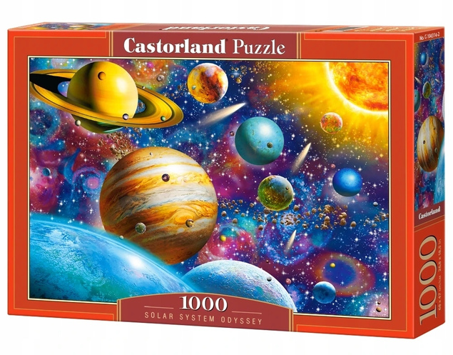 Puzzle 1000 Układanka Odyseja UKŁAD SŁONECZNY Kosmos Planety 9+ Castorland