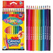Kredki ołówkowe trójkątne 12 kol Colorino Kids