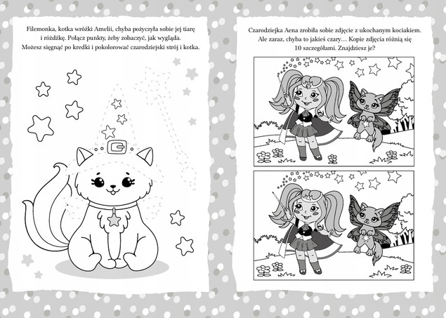 Zadanka & piaskowanki. Kotki wróżek