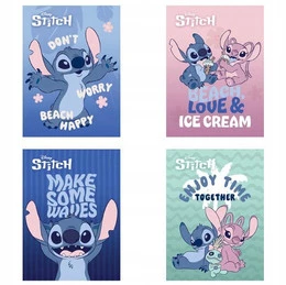 STITCH ZESZYT A5 W 3 LINIE KOLOROWE 16 KARTKOWY STITCH-4 SZTUKI MIX-6757