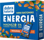 Mini Batoniki ENERGIA Magnez Guarana Kofeina Bez Cukru Dobra Kaloria 102g