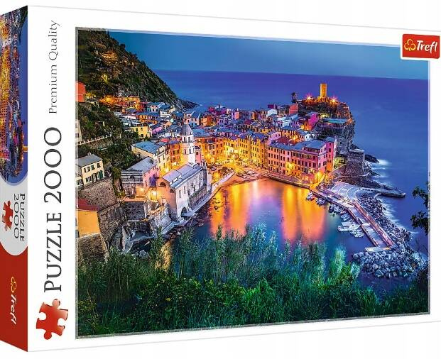 Puzzle 2000el. Vernazza o zmroku