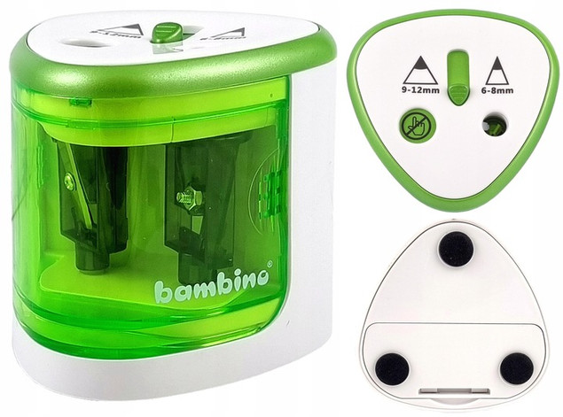 Temperówka Elektryczna Podwójna Z Bokadą 6-8/9-12mm Bambino