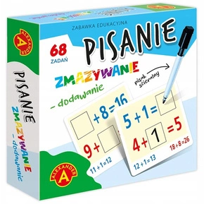 Pisanie Zmazywanie Dodawanie Gra Edukacyjna Matematyka 7+ Alexander 2686