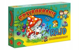 Gra Planszowa Grzybobranie i Rajd Samochodowy Rodzinna 5+ Alexander