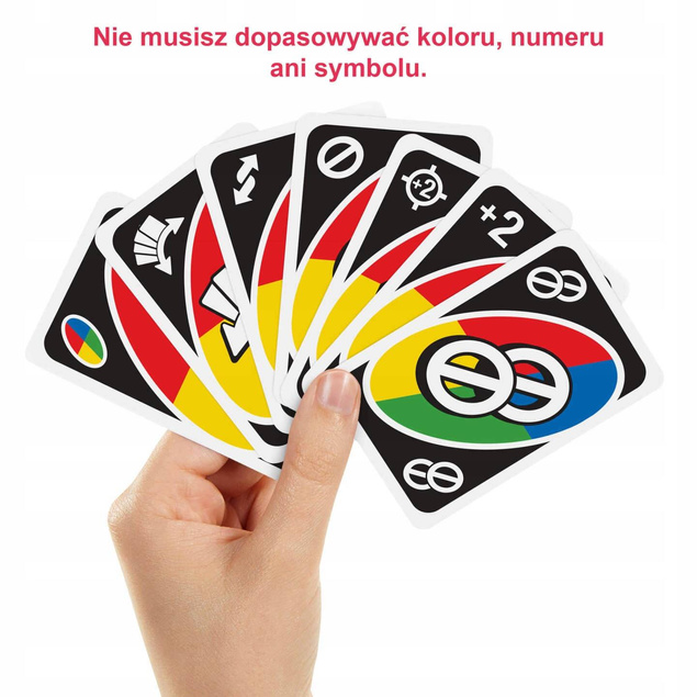 GRA KARCIANA UNO ALL WILD DZIKIE KARTY MATTEL