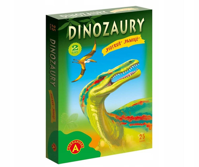 Alexander, Karty do gry, KARTY PIOTRUŚ + PAMIĘĆ - DINOZAURY