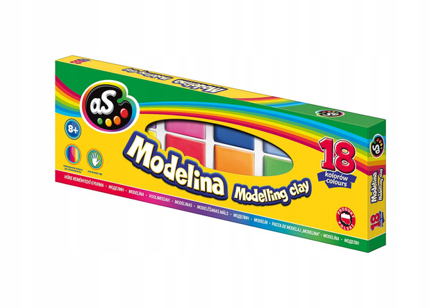 Modelina AS 18 kolorów ASTRA